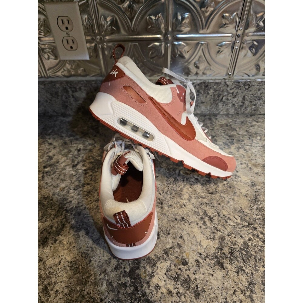 Nike Air Max 90 Futura Red/Pink/White Women's Shoes/Sneakers Size 10 FQ8881-618